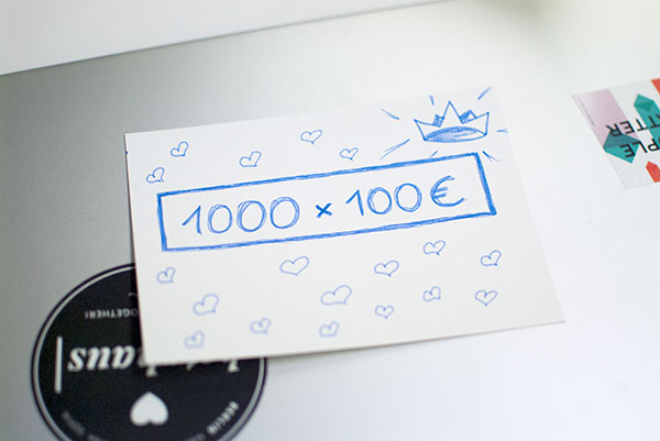 1000 x 100 Euro