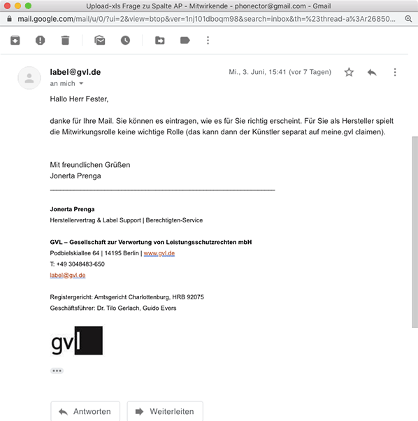 Die GVL™ und das getrennte Sysstheehm