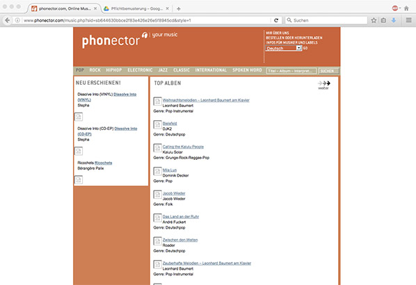 Welcoem to: the old Phonector-CMS